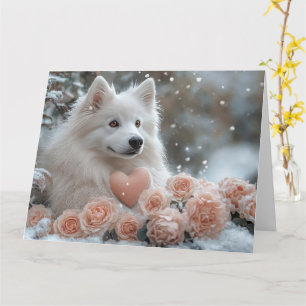Carte de Saint-Valentin pour chien d’Esquimau roma