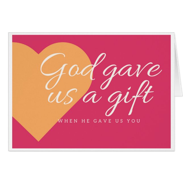 Carte de Saint-Valentin pour des enfants (Devant horizontal)