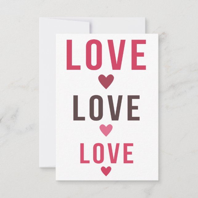 Carte de Saint Valentin pour des enfants (Devant)