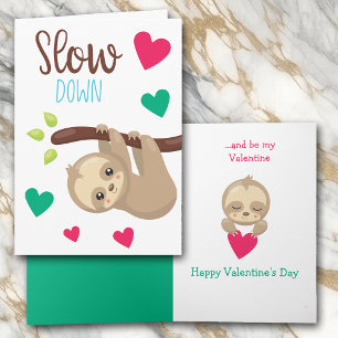 Carte de Saint-Valentin pour enfants joli