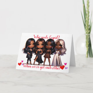 Carte de Saint-Valentin pour l'amitié (Galentine's