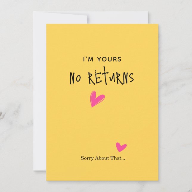 Carte de Saint-Valentin simple et romantique minim (Devant)