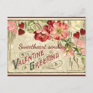 Carte de Saint-Valentin vintage