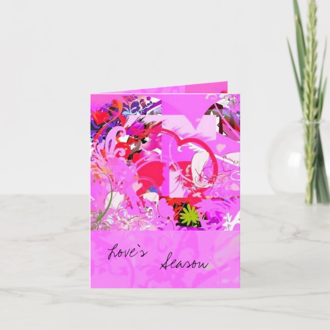 Carte de saison d'amour (Devant)