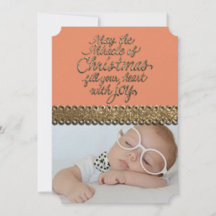 CARTE DE SALUT DE Noël Monogramme