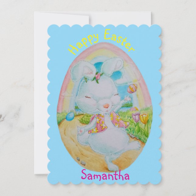 CARTE DE SALUT POUR ENFANTS PERSONNALISÉE (Devant)