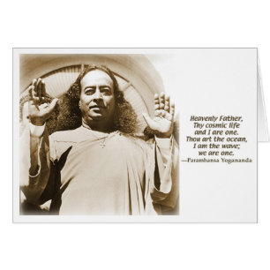 Carte de salutation/note. Affirmation par