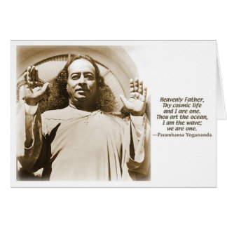 Carte de salutation/note. Affirmation par