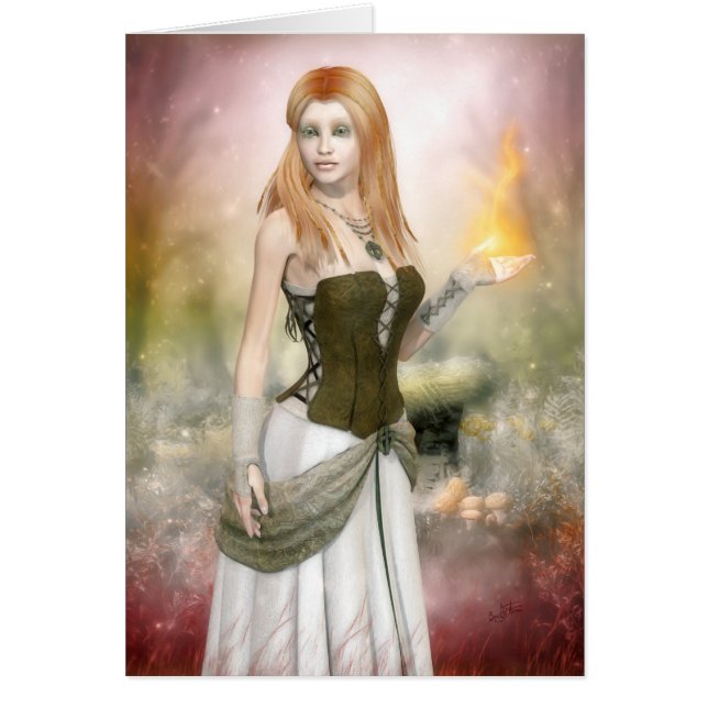 Carte de salutation/note de Brighid (Devant)