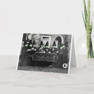 Carte de salutation Sorcière Olde Salem Witch & Co