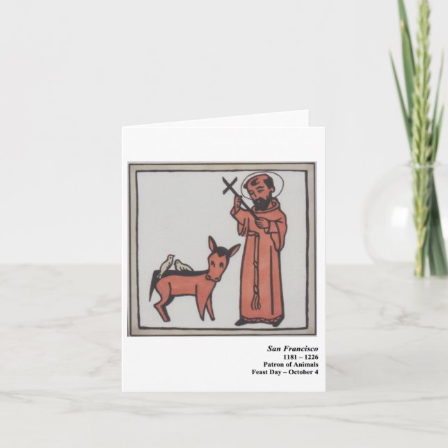 Carte de San Francisco Santo (Devant)