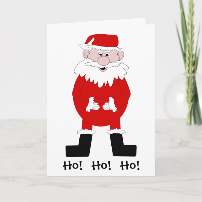Carte de Santa Humorous Christmas (Devant)