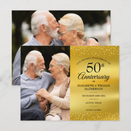 Carte de sauvegarde '50e anniversaire' en feuille 