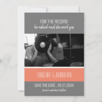 Carte de sauvegarde à date de disque vinyle rétro