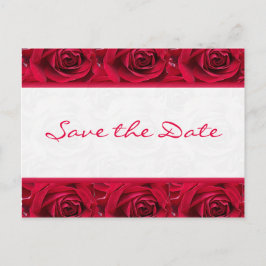 Carte de sauvegarde de date à profusion de roses r