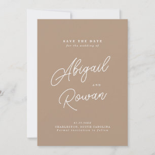 Carte de sauvegarde de date de mariage Bohème mini