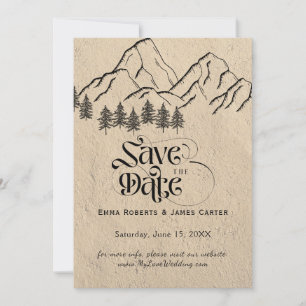 Carte de sauvegarde de date de Plaid Wilderness
