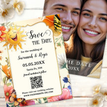 Carte de sauvegarde de date de printemps de fleur