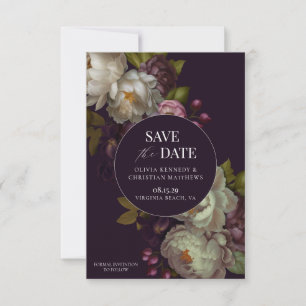 Carte de sauvegarde de date de style baroque roman