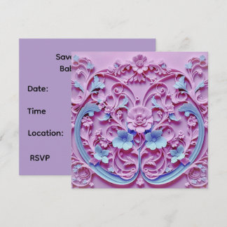 Carte de sauvegarde de date pour Baby Shower