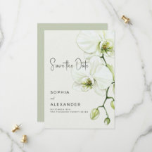 Carte de sauvegarde de date pour un mariage modern