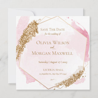 Carte de sauvegarde de la date pour les invitation
