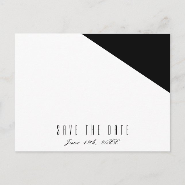 Carte de sauvegarde de mariage triangle classe noi (Devant)