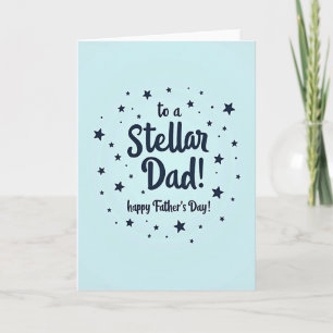 Carte de script Navy Stellar Dad