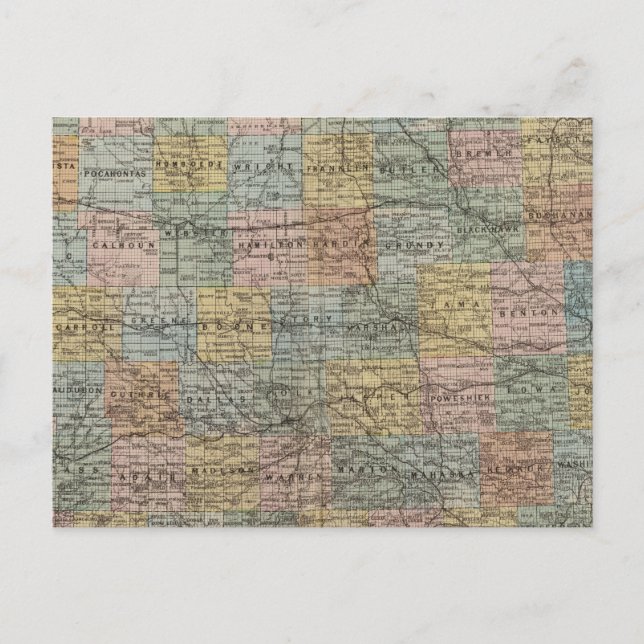 Carte de section de l'Iowa (Devant)