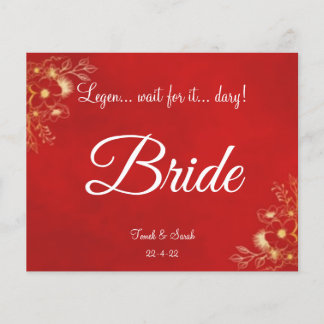 Carte de séjour plat bordeaux avec menu bilingue