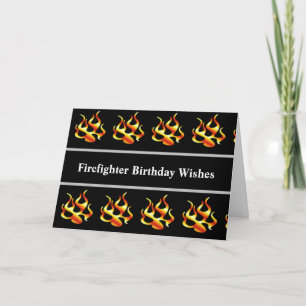 Carte de service incendie de pompier