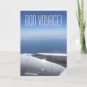Carte de siège fenêtre d'envie de voyager de