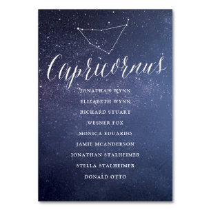 Carte de siège Mariage céleste Capricornus
