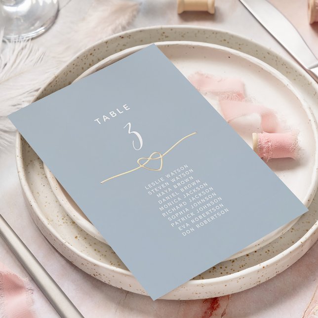 Carte de siège Mariage simple moderne élégant (Créateur téléchargé)