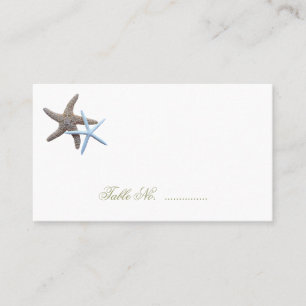 Carte de siège Starfish Couple Escort