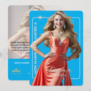Carte de signature personnalisée avec logo de la p