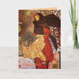 Carte de signe astrologique "Capricorne"