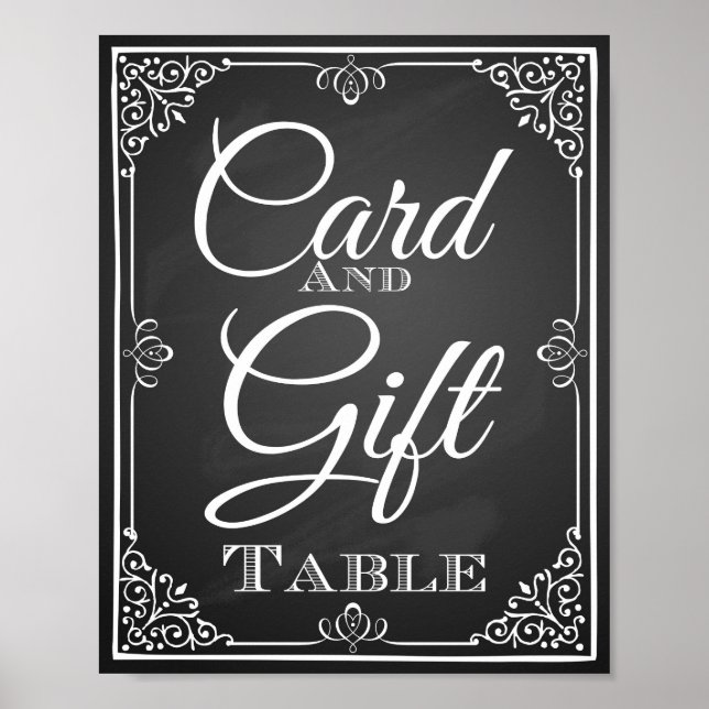 Carte de signe mariage et tableau cadeau tableau (Devant)