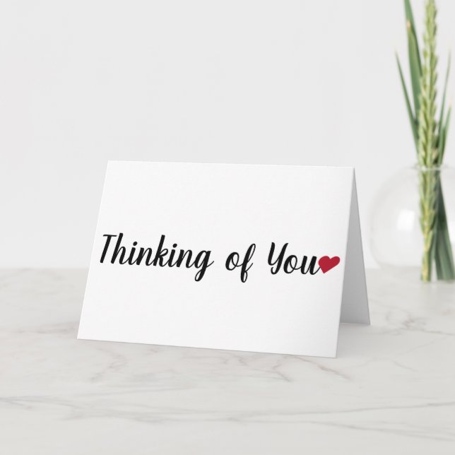Carte de Simple Pensée pour Vous (Devant)