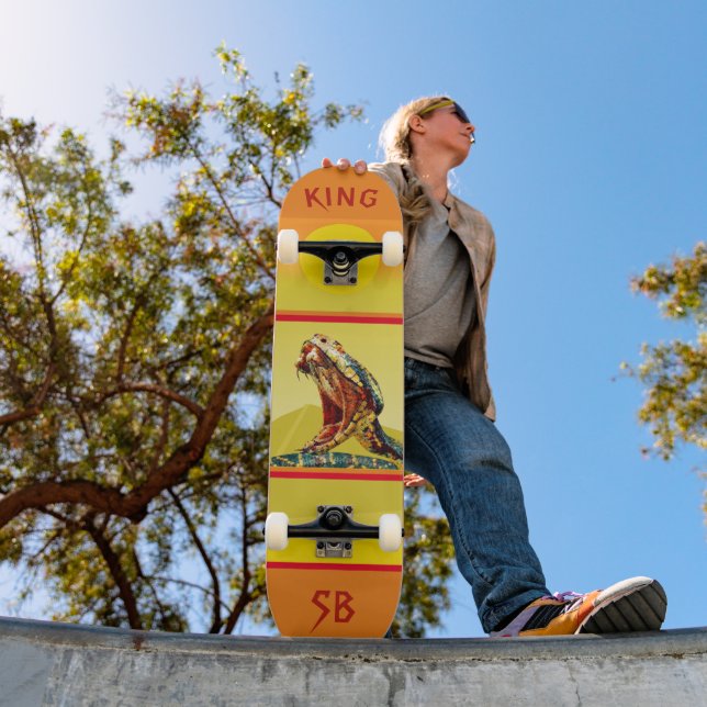 Carte de skateboard couleur King Cobra personnalis (Extérieur 1)