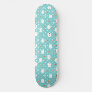 Carte de skateboard Motif de chats mignons et de c