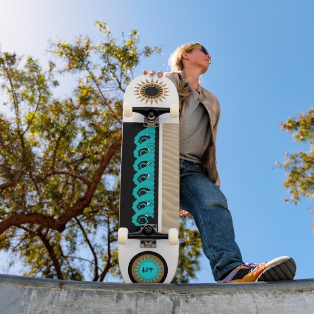 Carte de skateboard personnalisable (Extérieur 1)