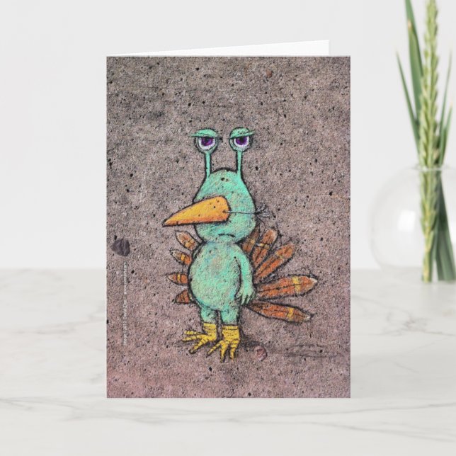 carte de slurkey de thanksgiving (Devant)