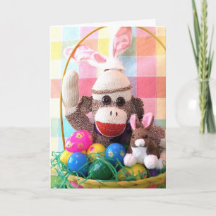 Carte de Sock Monkey