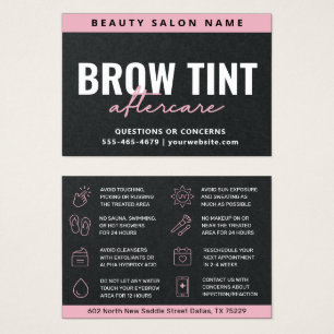 Carte de soins de fin de gamme Black Luxury Eyebro
