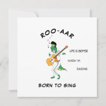 Carte de son Soundwave Singer Masqué Dino pour Ami