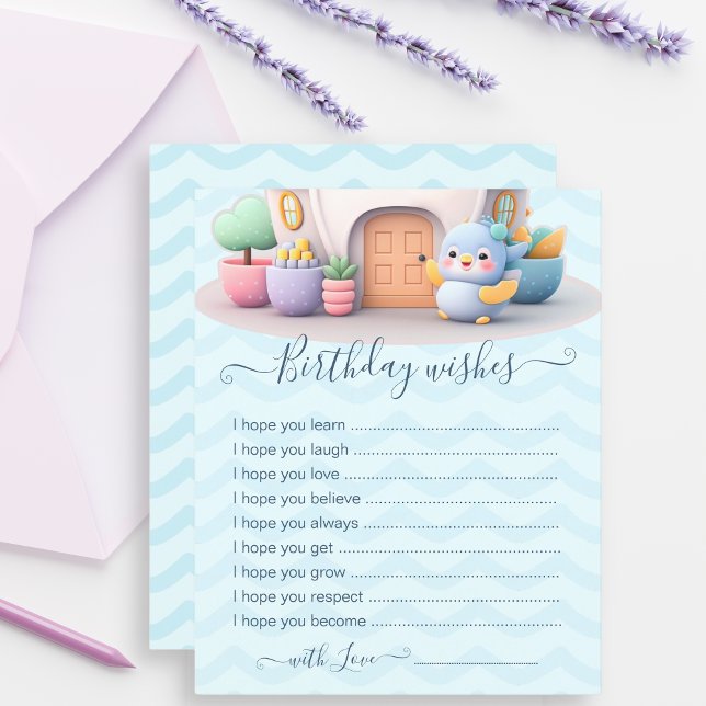 Carte de souhaits d'anniversaire pour bébé personn (Créateur téléchargé)