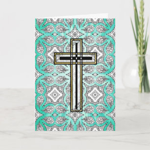 Carte de soumission religieuse Cross Easter
