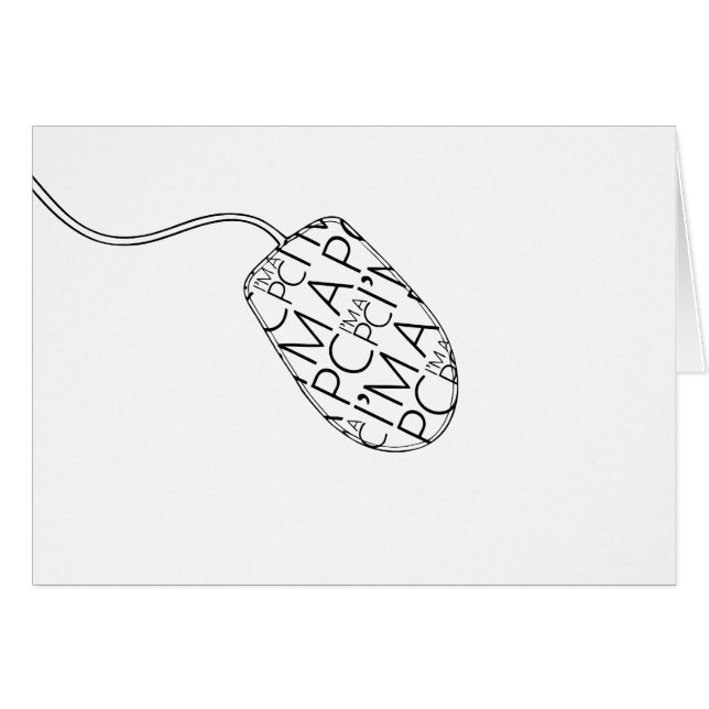 CARTE DE SOURIS (Devant horizontal)