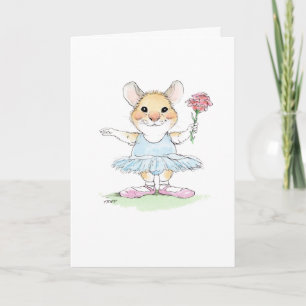 Carte de souris Tutu Cute Ballet
